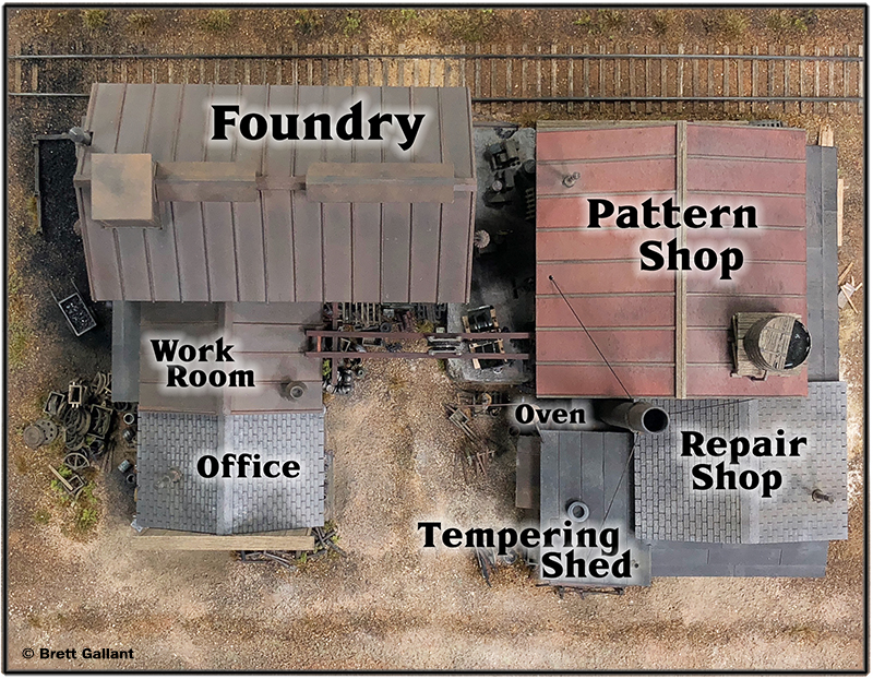 SierraWest Scale Models HO Scale Brass and Iron Foundry